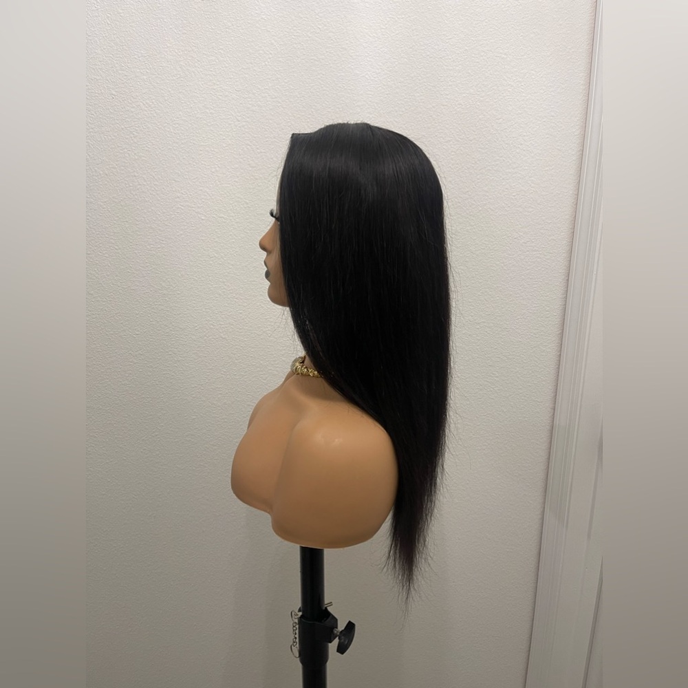 New! Unworn! 22” Right Side U Part, Virgin Human Hair Wig